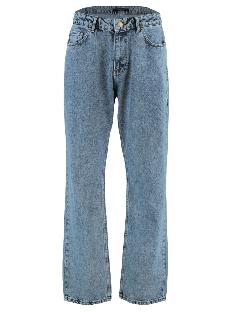trendyol Light Wash Straight Fit Jeans