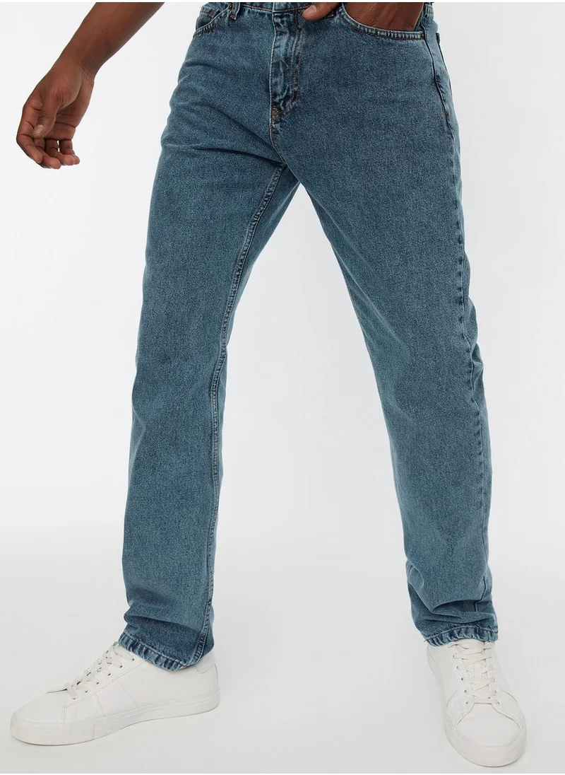 trendyol Light Wash Straight Fit Jeans