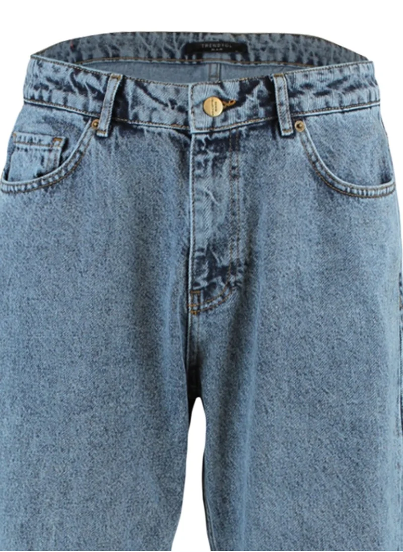 trendyol Light Wash Straight Fit Jeans