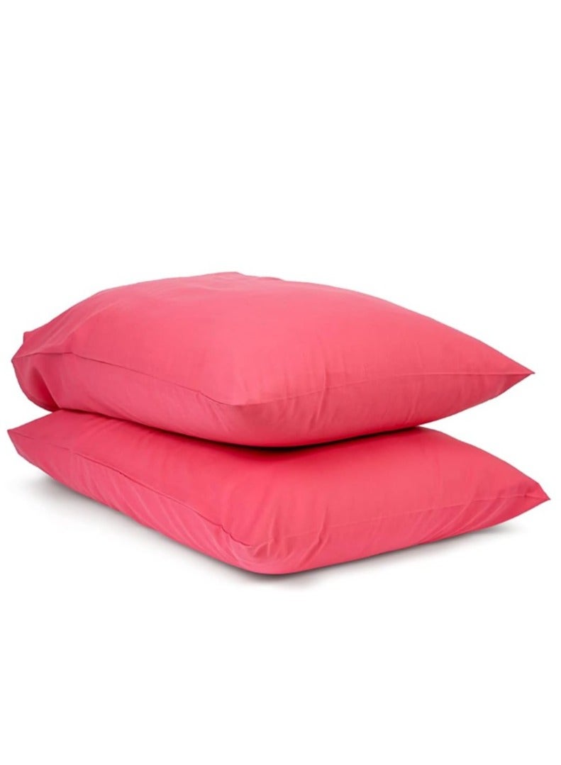 Pillowcase Set 50 x 70 cm Made of Cotton - Pink - Image 2