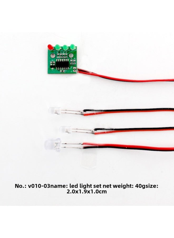 Three Warehouse Nest Fishing Bait Toy Boat Original Accessories Model Steering Gear Motor Indicator Light-Specifications:V020-13 Reverse Motor-Small  - Image 5