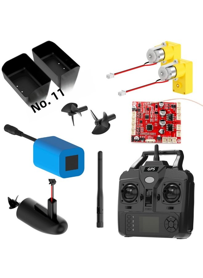 Three Warehouse Nest Fishing Bait Toy Boat Original Accessories Model Steering Gear Motor Indicator Light-Specifications:V020-13 Reverse Motor-Small  - Image 2