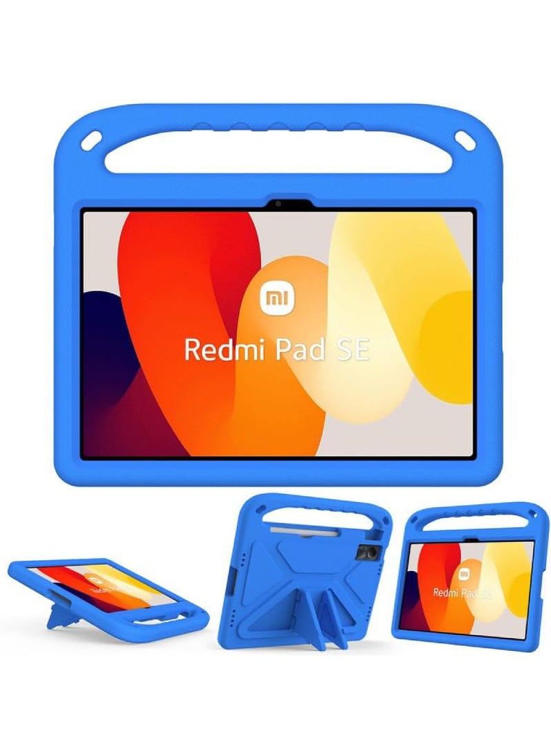 Captaintech Shockproof Kids Case for Xiaomi Redmi Pad SE 11-Inch – Lightweight EVA Foam Cover with Handle & Stand, Durable Tablet Protector  - Image 2
