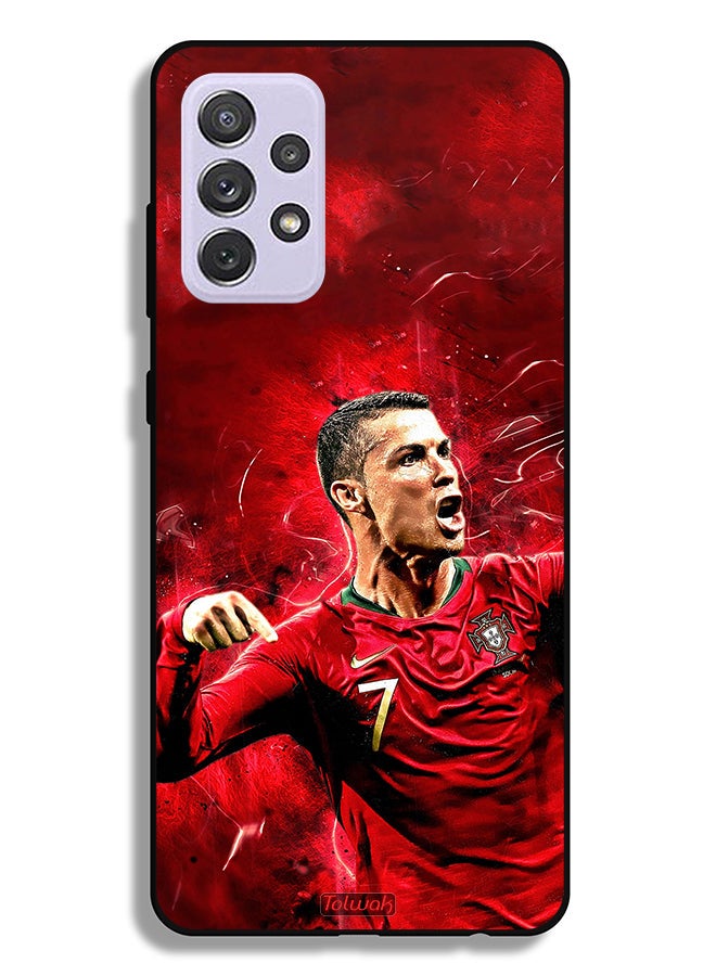 Tolwak Samsung Galaxy A72 5G Protective Case Cover Cristiano Ronaldo - Image 1