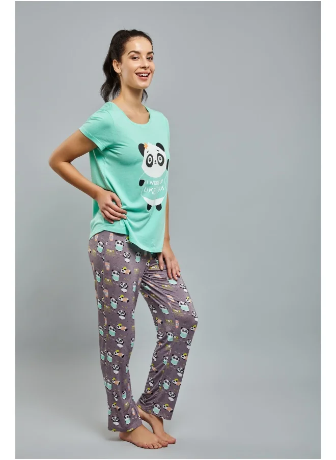 نسيسيرا Woke Up Like This Panda Pajamas