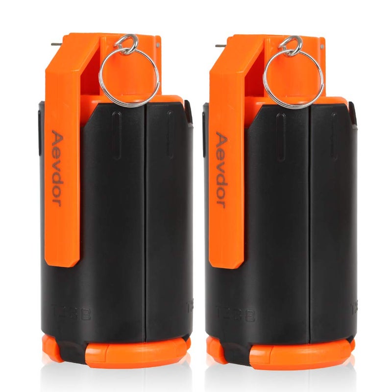 Aevdor CS-Grenade Set, 2Pcs Plastic Toy-Grenade for CS Battle Game - Image 1