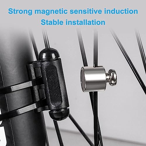 SquEqu 2 Pack Bicycle Speedometer Magnet Bike Computer Odometer Wheel Spoke Magnet Waterproof Speed Counting Sensor Universal for Bicycles Tachometer Cycling Riding Replacement Parts - Image 5