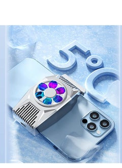 Y&D Phone Cooling Fan, Portable Mini Heatsink for iPhone iOS/Android Gaming Semiconductor Cooler (Silver)  - Image 3