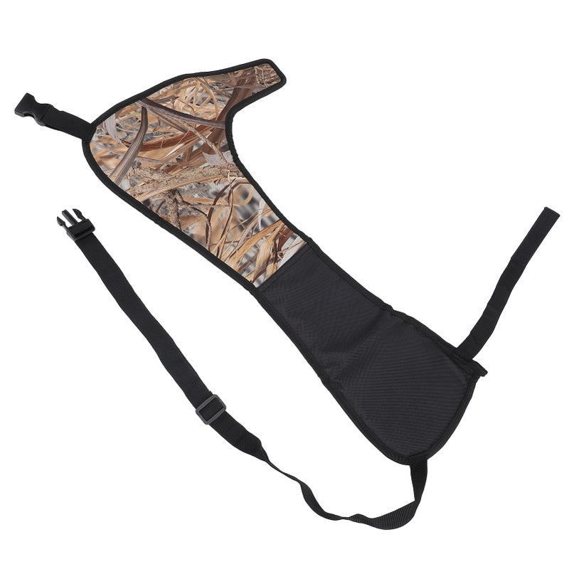 Protective Shooting Pad Outdoor Sports Shockproof Shoulder Pad Recoil Shield with Adjustable Strap Abrasionproof - Image 3