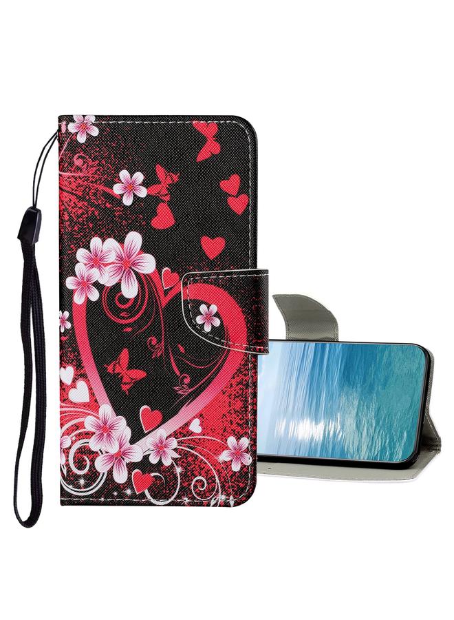 The Bros Case For Xiaomi Redmi 10C Colored Drawing Pattern Flip Leather Case