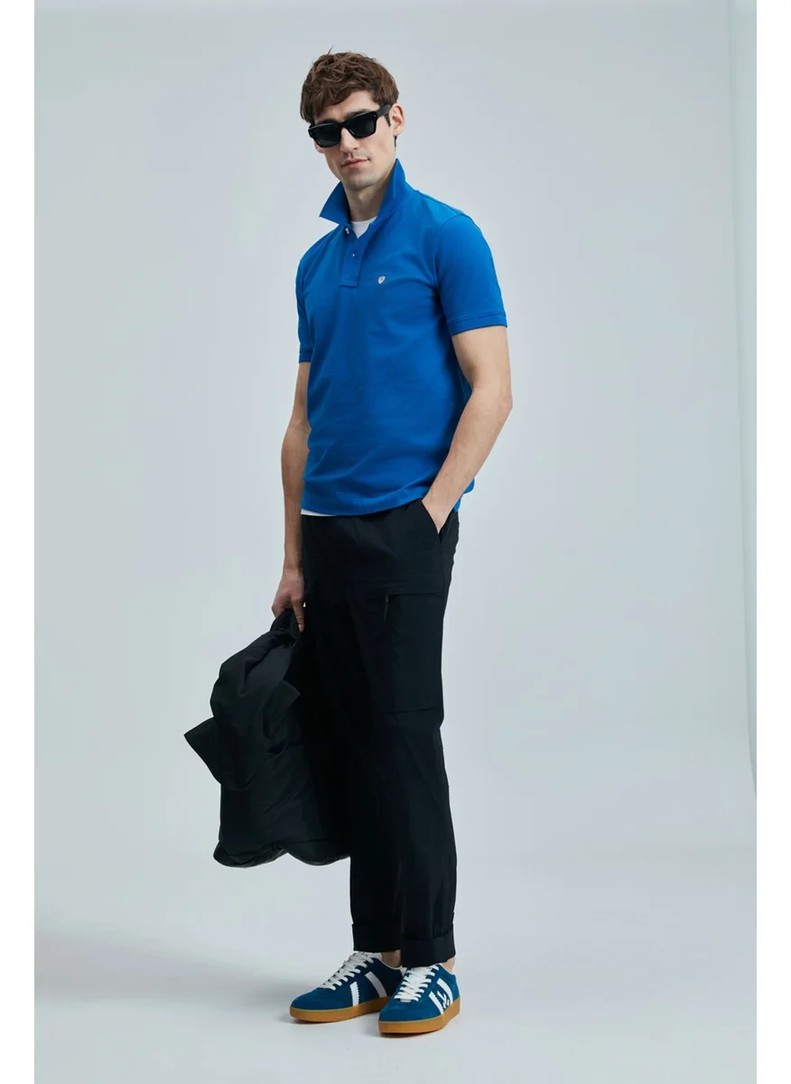 Lufian Laon Smart Men's Polo Shirt Black