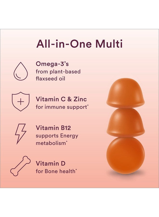 SmartyPants Vitamin Gummies For Women Sugar Free Gummies With Vitamin D3 K B12 Zinc & Folate Omega 3 Ala From Flaxseed Oil Erythritol Free No Sugar Alcohols (60 Gummies) 20 Day Supply - Image 4