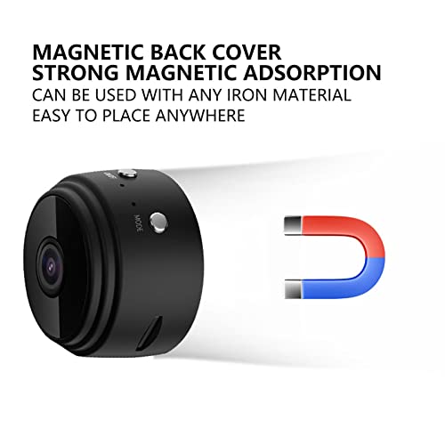 PUSOKEI Home Security Camera,1080P Door Camera, Smart Camera for, Pet Camera for Room Baby Dog (Black), PUSOKEIG3E26VAING-11 - Image 2