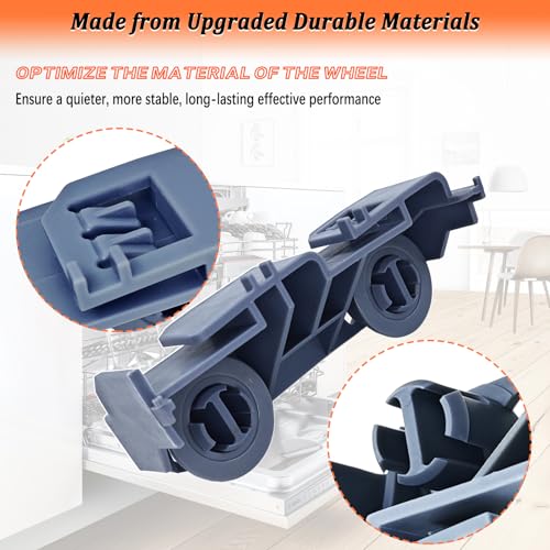 EfenaLife WD28X27241 Dishwasher Lower Rack Carrier and Roller Kit for GE Dishwasher Lower Rack Wheels Assembly WD12X10438, WD12X10439, WD12X10446, WD12X10447, WD12X22656, WD12X22657 (1Pcs) - Image 4