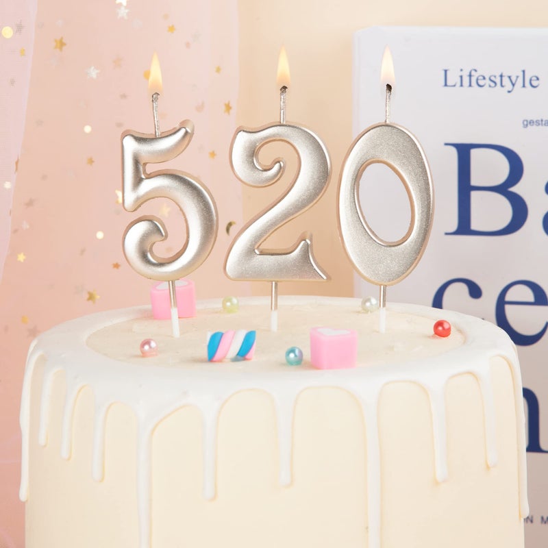 PHD CAKE 10-Count 0-9 Champagne Gold Number Birthday Candles, Number One Birthday, Champagne Number Candles, Party Celebration, Baby Showers - Image 2