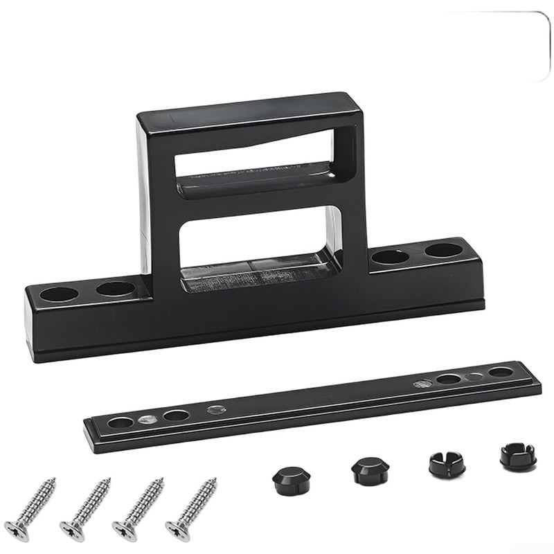 Window Hook Seat B Type Black For PVC Plastic Steel Sliding Windows Inward Opening With Stainless Steel Screws - Image 2