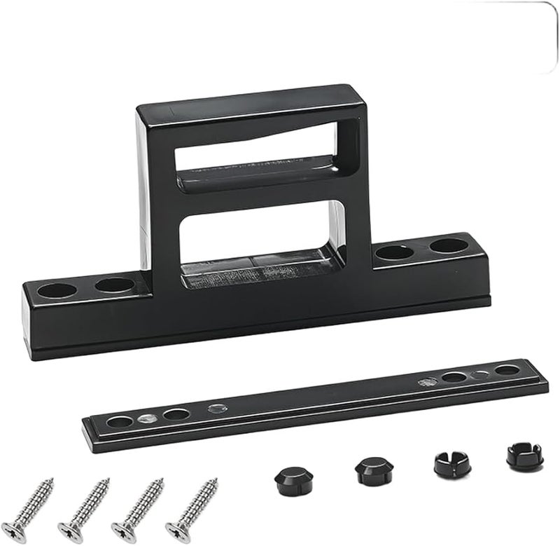 Window Hook Seat B Type Black For PVC Plastic Steel Sliding Windows Inward Opening With Stainless Steel Screws - Image 1