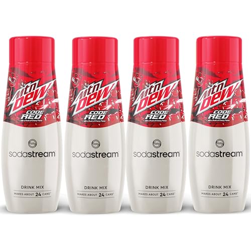 SodaStream خليط مشروب سودة ستريم MTN ديو كود ريد (440 مل، عبوة من 4) - Image 1