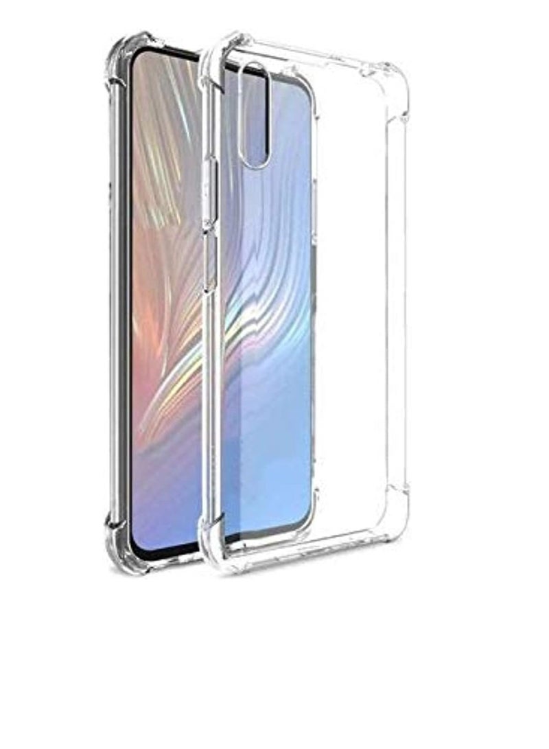 Y9s / Huawei Honor 9x Pro Soft Silicone Back Cover TPU Transparent Case With Camera Protection - Image 1