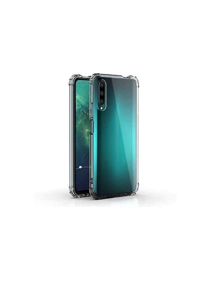 Y9s / Huawei Honor 9x Pro Soft Silicone Back Cover TPU Transparent Case With Camera Protection - Image 2