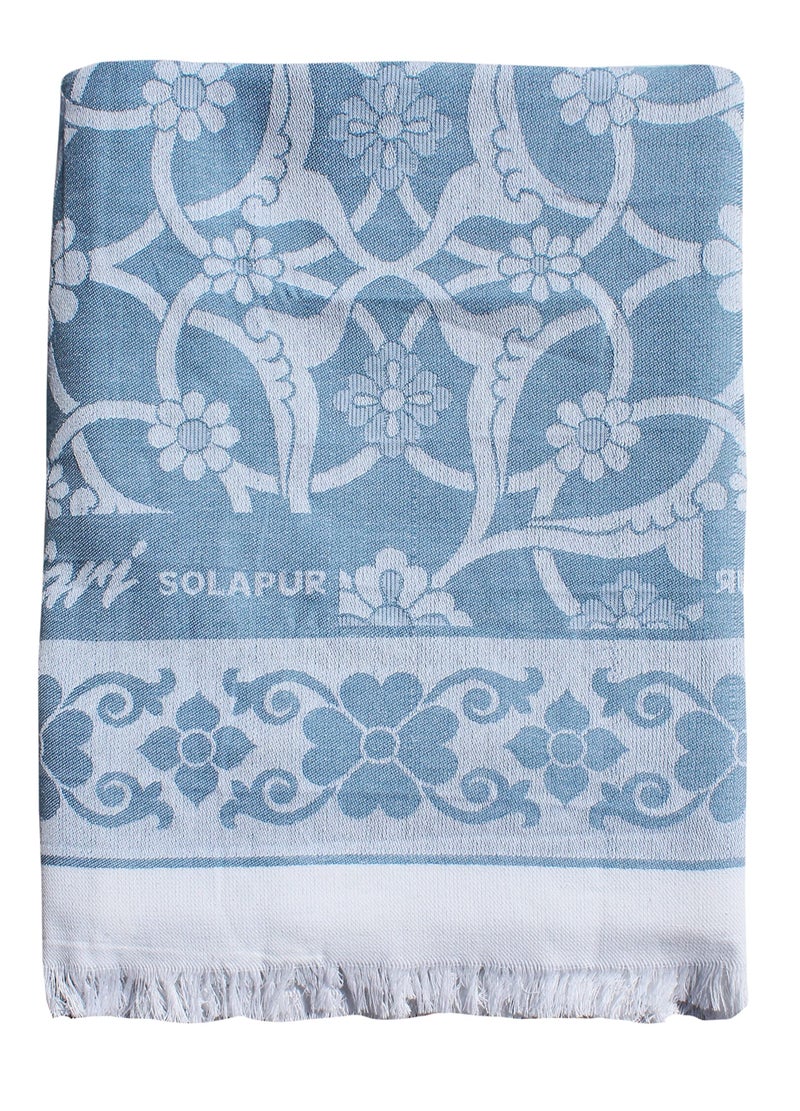 Mandhania Cotton Soft Premium Light Weight Single Bed Solapur Blanket , Brown - Image 3