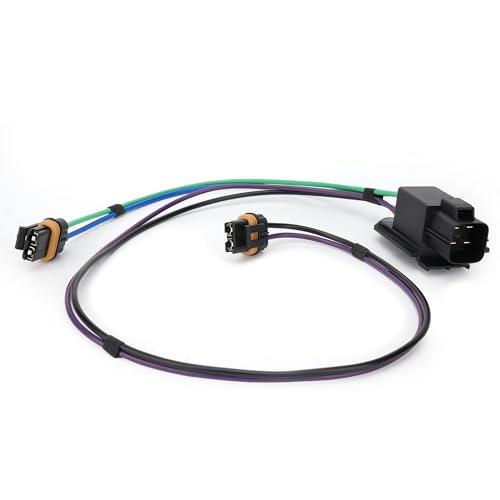 Jetuplusllc Engine Cooling Fan Motor Wiring Harness 68050137AB for 2009-2014 Chrysler 300, 2012-2014, 2009-2010 Dodge Challenger, 2009-2014 Dodge Charger, Replaces 68050137AA - Image 1