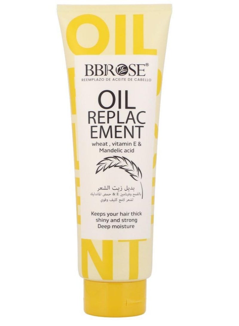 BBROSE Oil Replacement With Wheat, Vitamin E and Mandelic Acid  Keeps Hair Thick, Shiny And Strong 400ml - Image 1