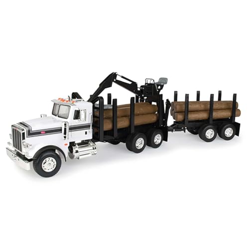 TOMY John Deere Big Farm Semi with Low Boy Wide Load 116 Scale - Image 1