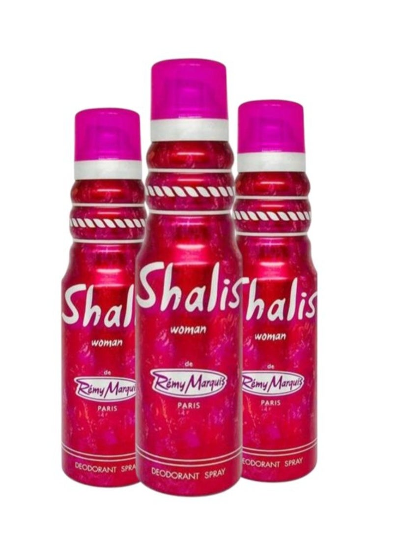 Remy Marquis Shalis Deodorant Spray For Women - 175 Ml (3 PCS)