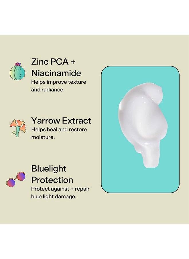Bubble - Skincare Level Up Balancing Face Moisturizer Hydrating Gel Moisturizer Formulated With Zinc Pca + Niacinamide For Improved Texture & Radiance Skin Care For Oily Or Combination Skin (50Ml) - Image 1