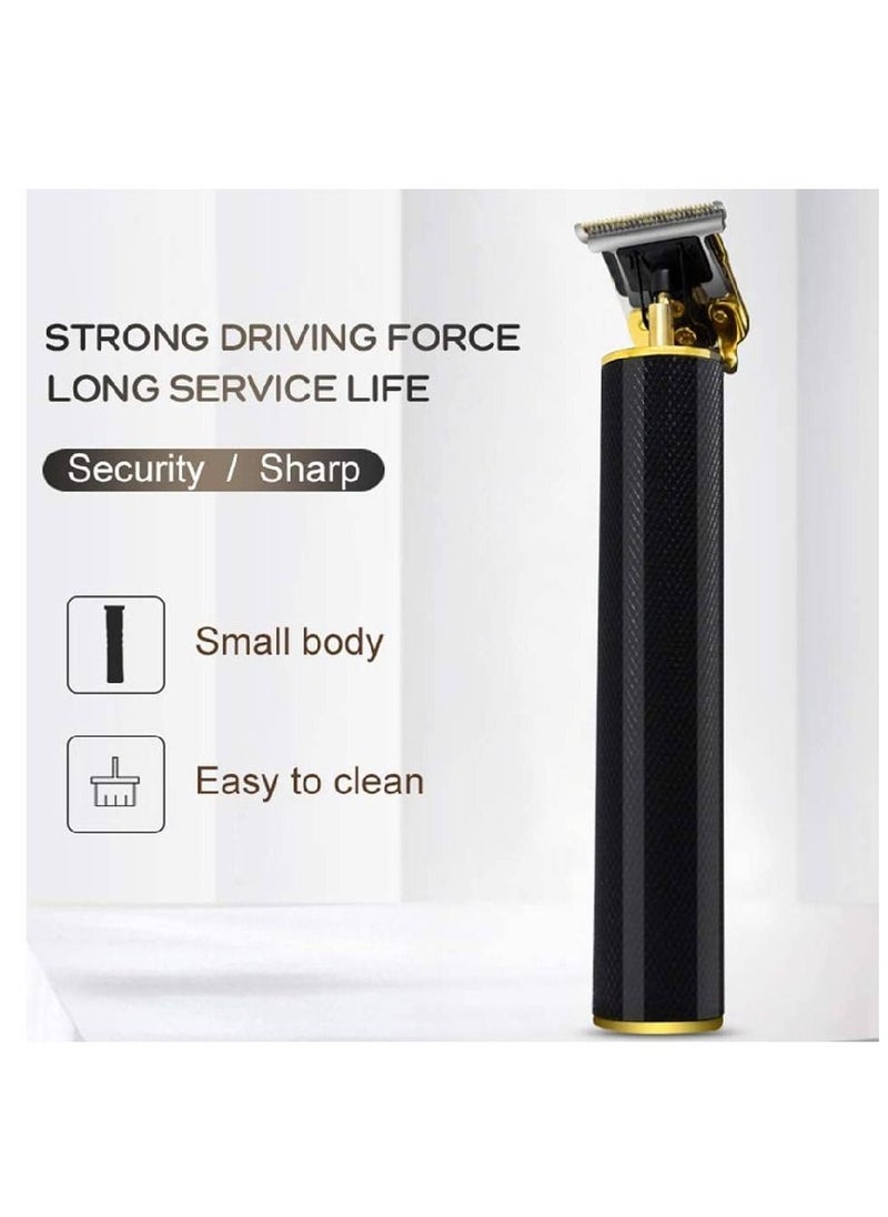 Rabos Rechargeable Hairdresser Cordless Close Cutting T-Blade Trimmer for Men Black  - Image 3