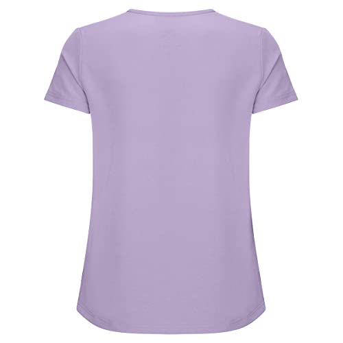 Natural Uniforms Women's Cool Stretch V-Neck Top and Cargo Pant Set (Lavender, Medium) - Image 3