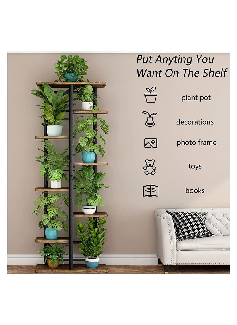 Cool Baby COOLBABY Plant Stand 8 Tier 9 Potted Indoor Flower Pot Organizer Plant Storage Display Shelf Corner Living Room Balcony  - Image 5