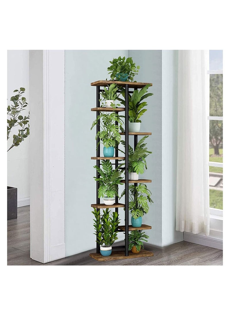Cool Baby COOLBABY Plant Stand 8 Tier 9 Potted Indoor Flower Pot Organizer Plant Storage Display Shelf Corner Living Room Balcony  - Image 3