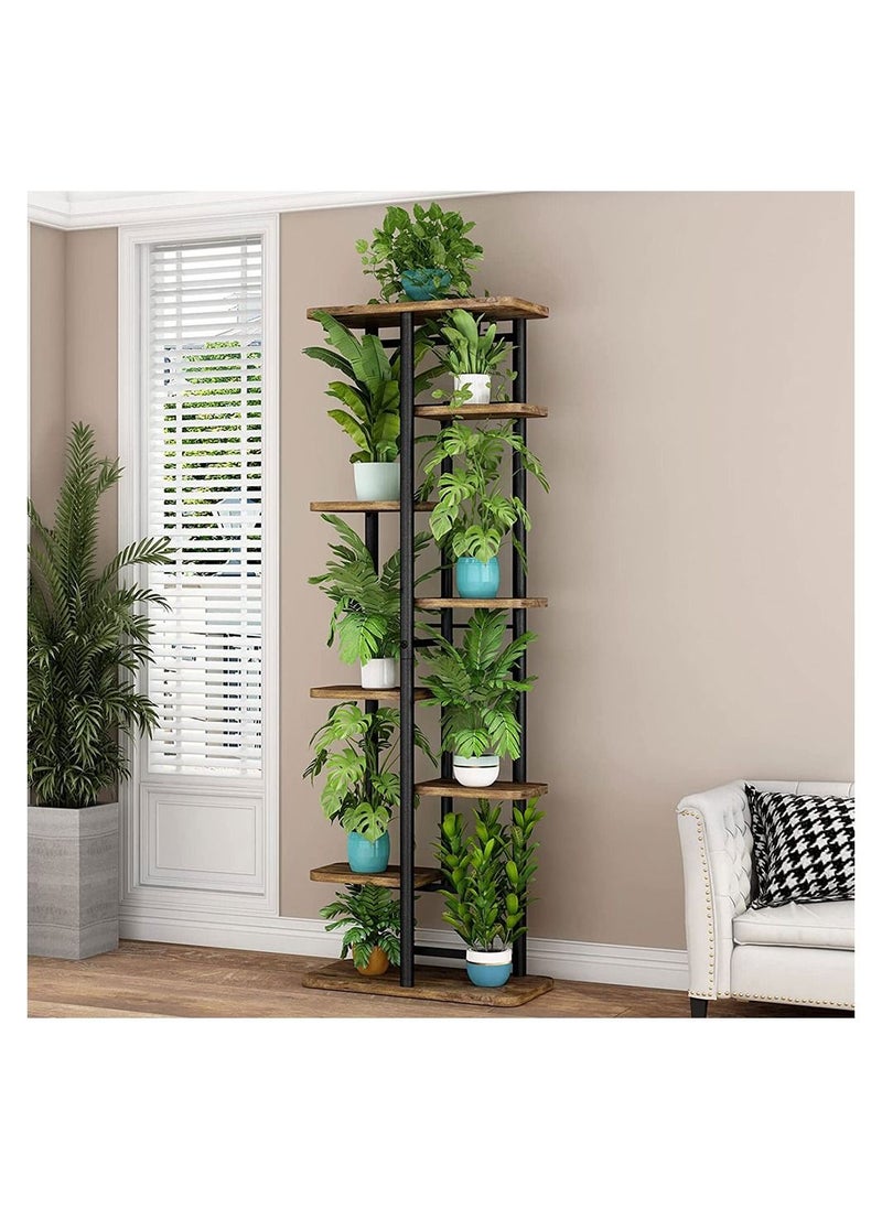 Cool Baby COOLBABY Plant Stand 8 Tier 9 Potted Indoor Flower Pot Organizer Plant Storage Display Shelf Corner Living Room Balcony  - Image 2