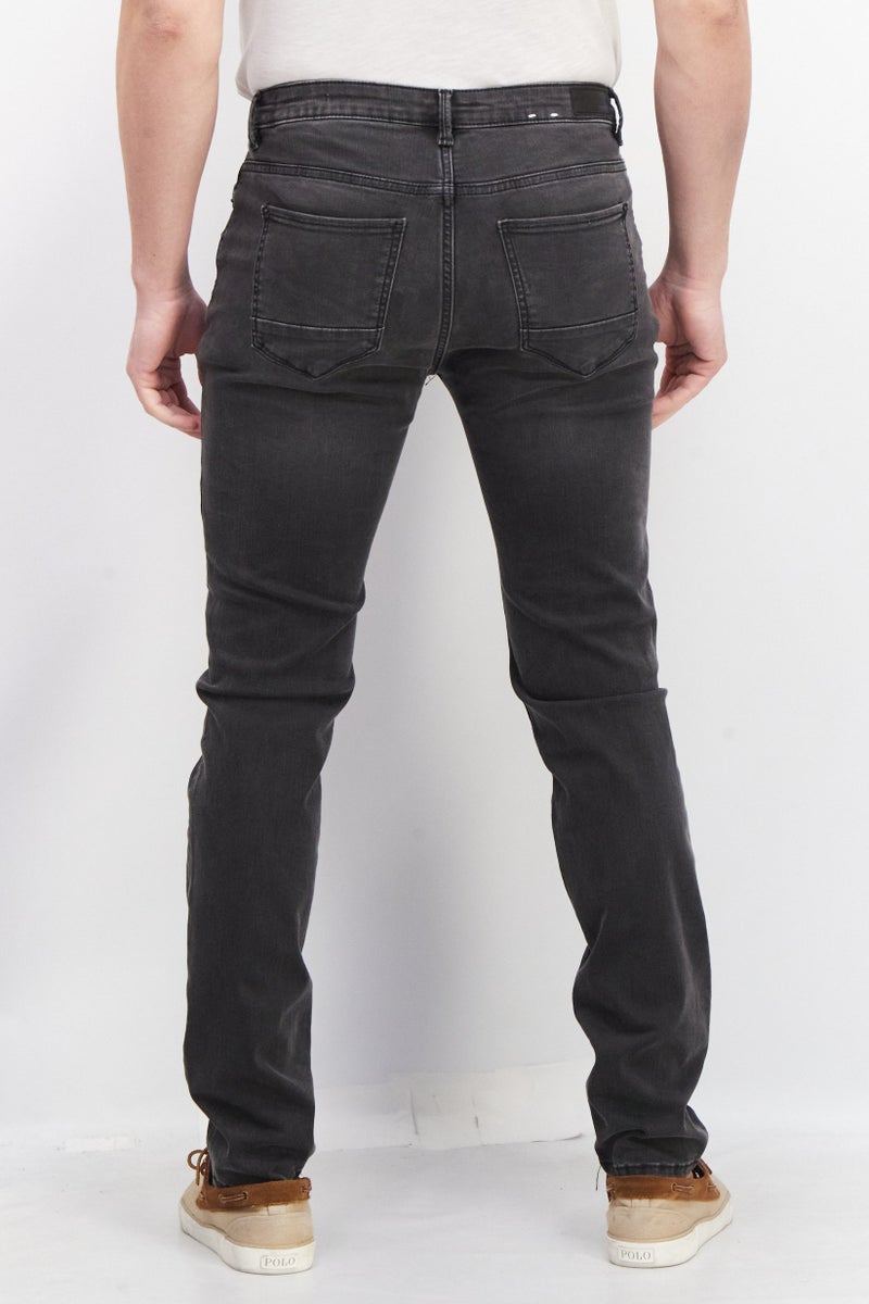 ESPRIT Men Slim Fit Non-Stretchable Denim, Black - Image 3