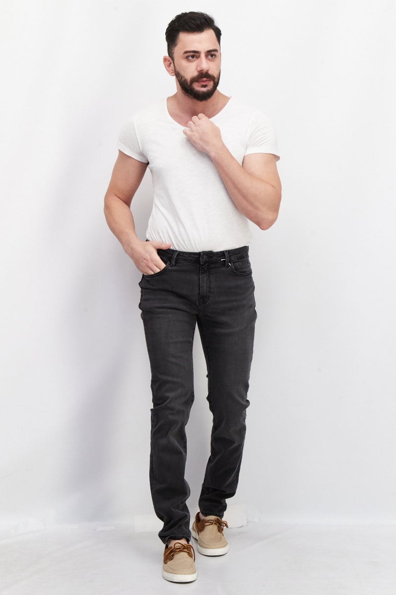ESPRIT Men Slim Fit Non-Stretchable Denim, Black - Image 2