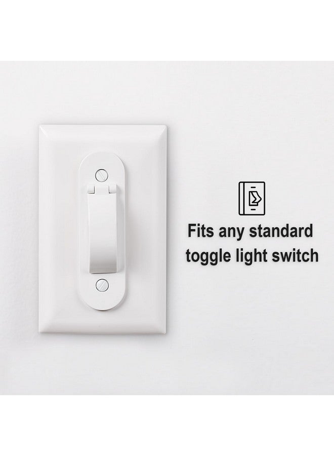 CLYMENE Wall Switch Guard, Child Proof Light Switch Cover Guard | Toggle Style | Light Switch Protection | Keep Toggle Switch in On or Off Position | 1 Pack, White - Image 4
