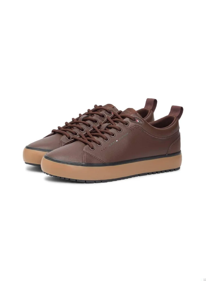 TOMMY HILFIGER Harlem Mix Leather Sneakers