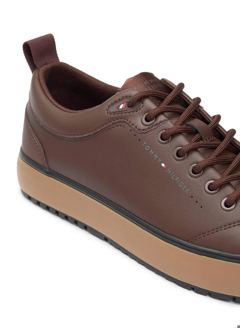 TOMMY HILFIGER Harlem Mix Leather Sneakers