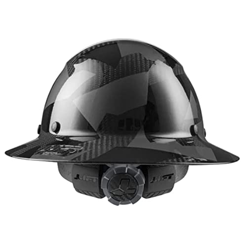 LIFT Safety HDF50C-20CK DAX Carbon Fiber Full Brim 50-50, White/Black Camo - Image 4