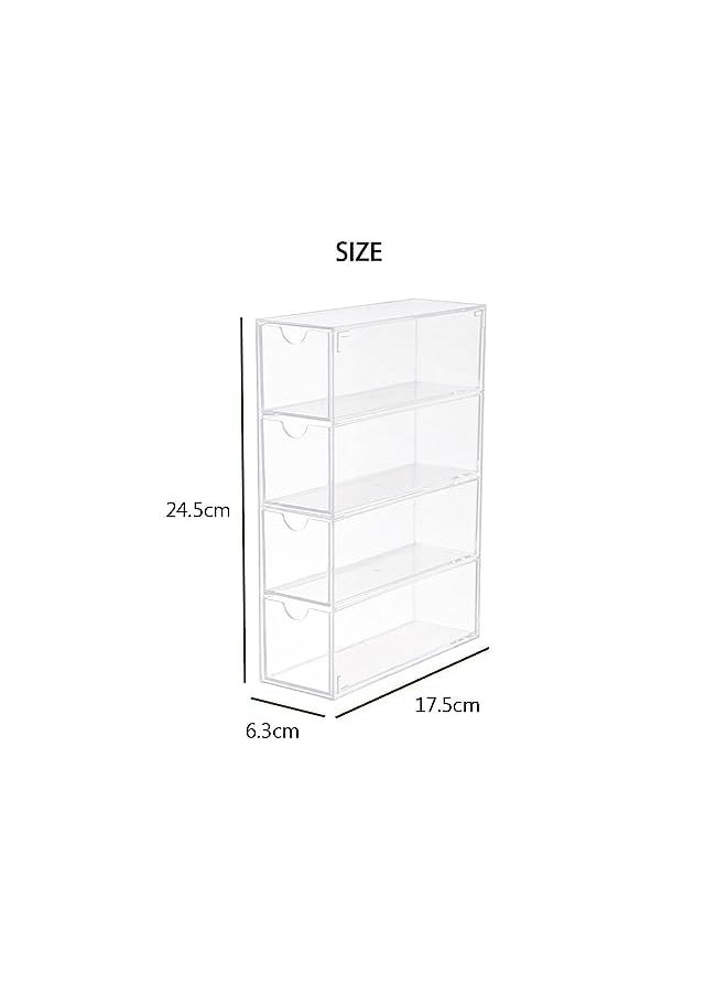 Mumoo Bear Glasses Storage Box Sunglasses Organizer Box Acrylic Storage Box for Jewelry Watch Glasses Display Rack and Desktop Small things Organizer (2)  - Image 3