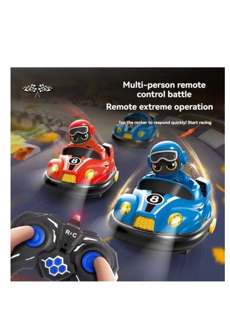 Remote Control Car For Toddlers, Kids Rc Ejecting Bumper Cars, Rc Battle Race Cars Set Of 2 Players With Led Lights And Music For 6 Year Old Boy Birthday Gifts - Image 5