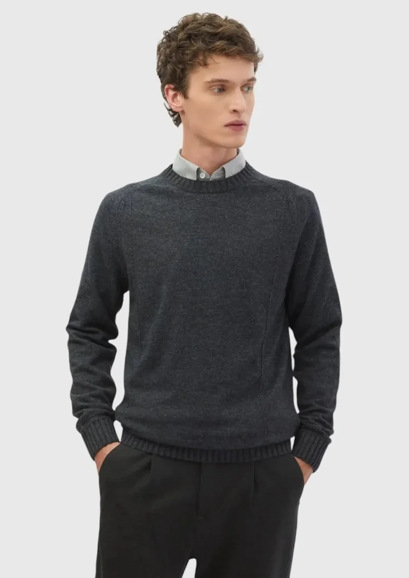 RAMSEY Hard Coal Knitwear Sweatshirt