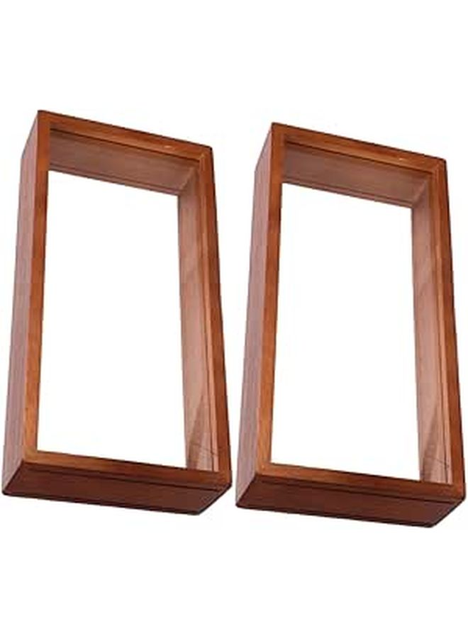 2 قطعة 30x40 سم صندوق ظل الزهور المجففة إطار عرض علبة عينة - Image 1