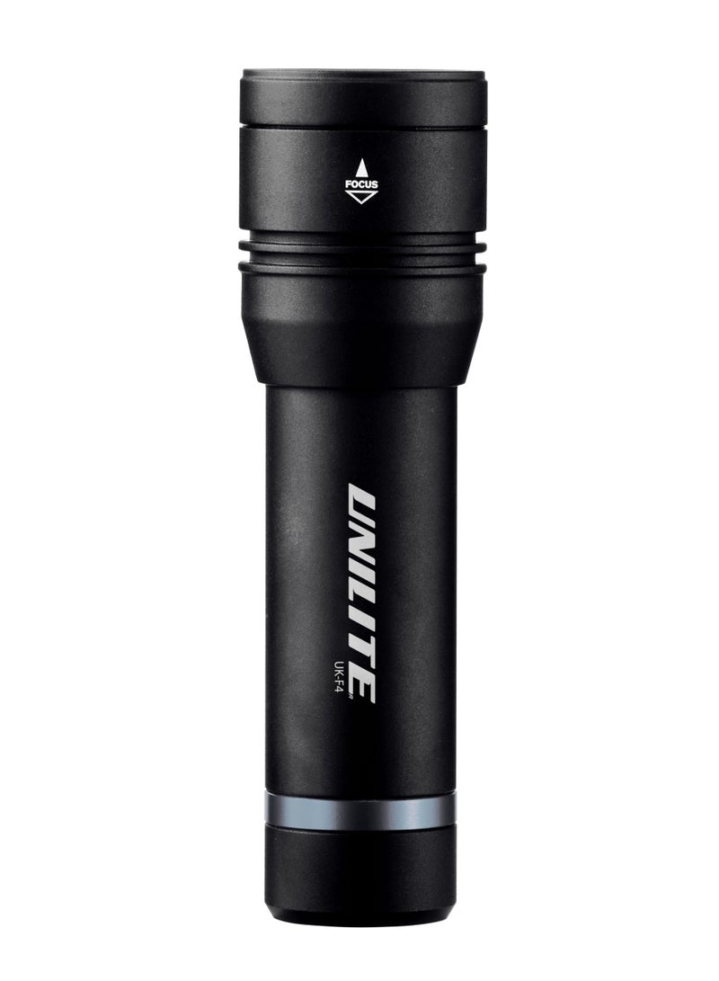 Unilite Uk F4 450 Lumen 4Xaaacree Focus Flashlight - Image 1