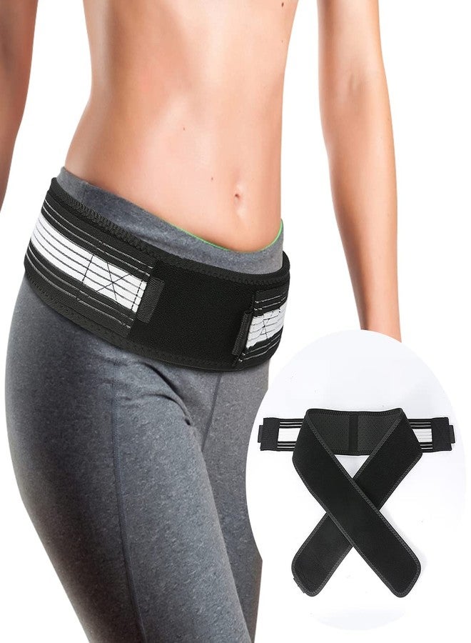JICOOT Sacroiliac SI Joint Hip Belt - Lower Back Support Brace for Men and Women - Pelvic Support Belt - Trochanter Belt - Sciatica Pelvis Lumbar Hip Pain Relief (Lower Back Pain Relief) - Image 1