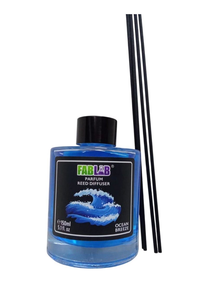 FabLab Parfum Reed Diffuser with Ocean Breeze 150ml - Image 1