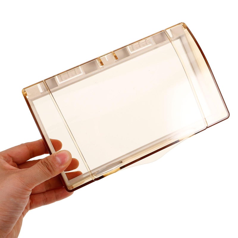 Double Gang 86 Type Waterproof Outlet Cover Wall Plate Light Gold Color - Image 5