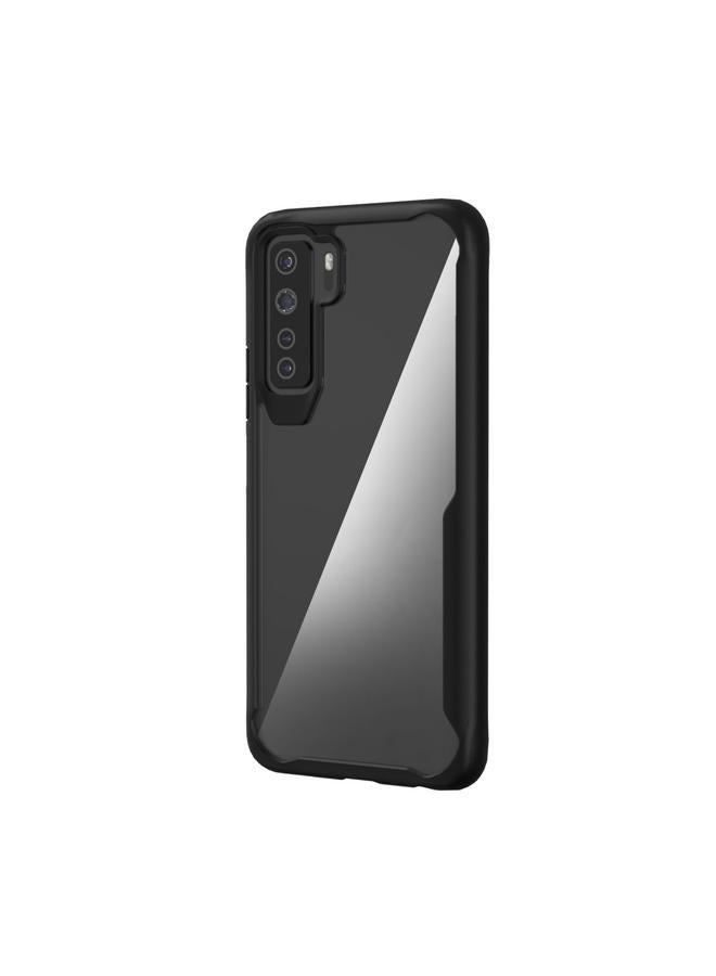 زبون جراب لهاتف Huawei Nov 7 SE شفاف من البولي كربونات + TPU، جراب واقٍ مقاوم للصدمات بتغطية كاملة - Image 1